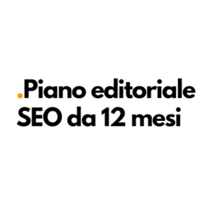 Piano editoriale SEO da 12 mesi